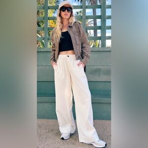 Sonoma wide leg high rise pants